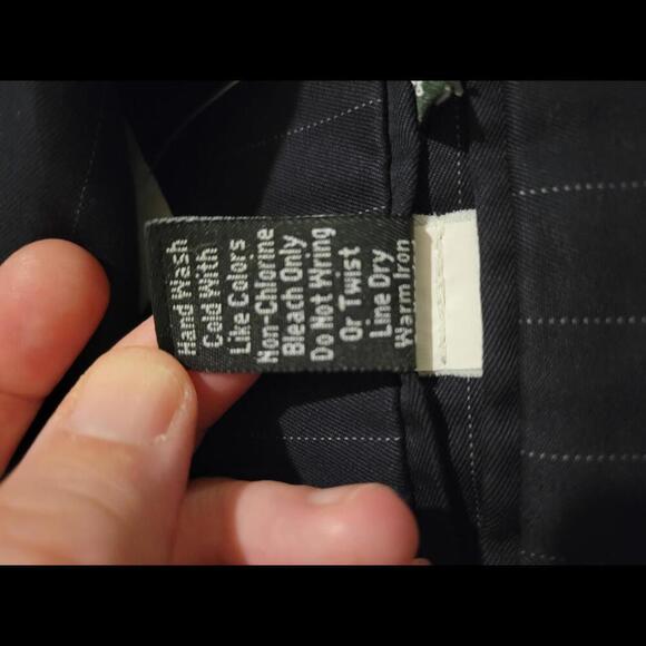 NWT J Crew 40R blue pinstripe cotton blazer. 3 button closure - Picture 5 of 5